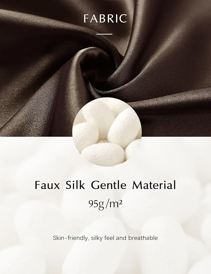 PRODESIGN Satin Kimono Robe Women Long Silky Kimono Bathrobe Sleepwear Wedding Bridesmaid Robe