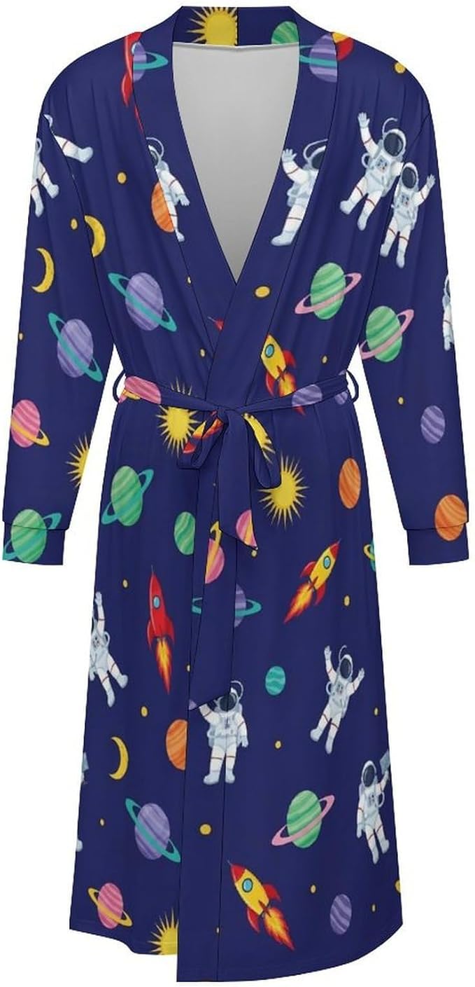 Soft Robes for Women Lightweight Kimono Bathrobe Full-Length Loungewear