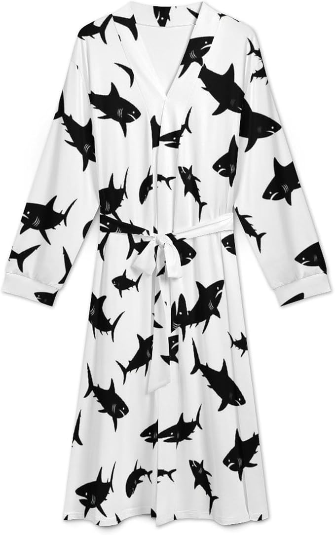 Soft Robes for Women Lightweight Kimono Bathrobe Full-Length Loungewear