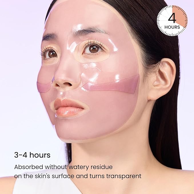 BIODANCE Rejuvenating Caviar PDRN Real Deep Mask, Overnight Hydrogel Mask, Skin Firming & Radiance Boost, Enhancing Recovery for All Skin Types, Korean Skincare, Stocking Stuffers | 1.19oz(34g) x 4ea