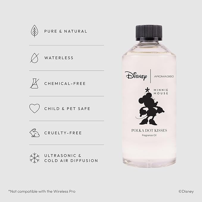 Aroma360 | Disney Polka Dot Kisses | Essential Oil in for All Seasons | 16.9 Fl Oz