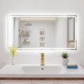 40X24 LED Bathroom Mirror with Lights, Anti-Fog, Backlit + Front Lit (CRI>90), Lighted Bathroom Vanity Mirror for Wall, Memory Function, Dimmable, Tempered Glass, Shatter-Proof, ETL Listed