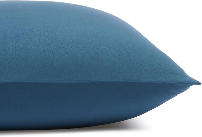 Amazon Basics Lightweight Super Soft Easy Care Microfiber 3-Piece Bed Sheet Set with 14-Inch Deep Pockets, Twin, Dark Teal, Pack of 4, Solid