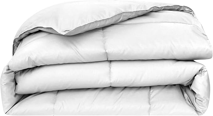 Modern Threads Down Alternative Reversible Comforter White/White California King