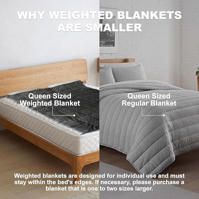 Throw Sherpa Weighted Blanket 15 lbs - 60"x80" for Adults, Fleece Fluffy Fuzzy Cozy Plush Washable Heavy Blanket, Super Soft Warm for Queen Full Size Bed in Winter