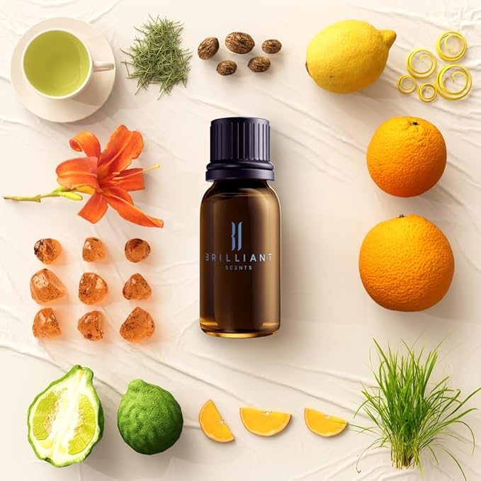 Brilliant Scents Diffuser Oil Refill, Inspired by The Delano Hotel, Hotel Series Aroma Scents, Essential Oils Set for Home, Fragrance Oil for Candle Making, Home, 50 ML, Monte Carlo