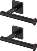 KOKOSIRI Toilet Paper Holder Oil Rubbed Bronze for Bathroom Kitchen Toilet Roll Holder Hold Mega Rolls Wall Mount, Stainless Steel 2 Pack, B2008ORB-P2