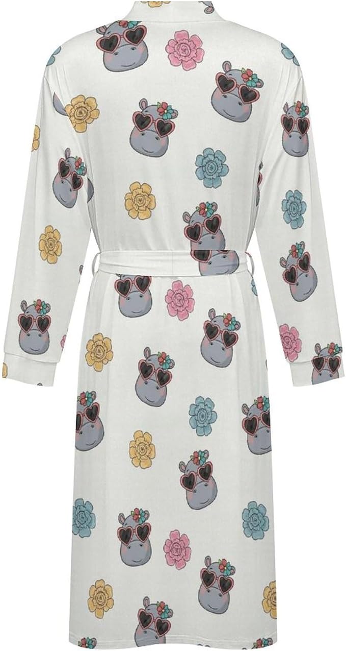Soft Robes for Women Lightweight Kimono Bathrobe Full-Length Loungewear