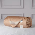 CUDDLE DREAMS Lightweight Silk Filled Comforter for Summer, Detachable Tencel Duvet Cover for Easy Care, Naturally Breathable (Bronze, Twin)