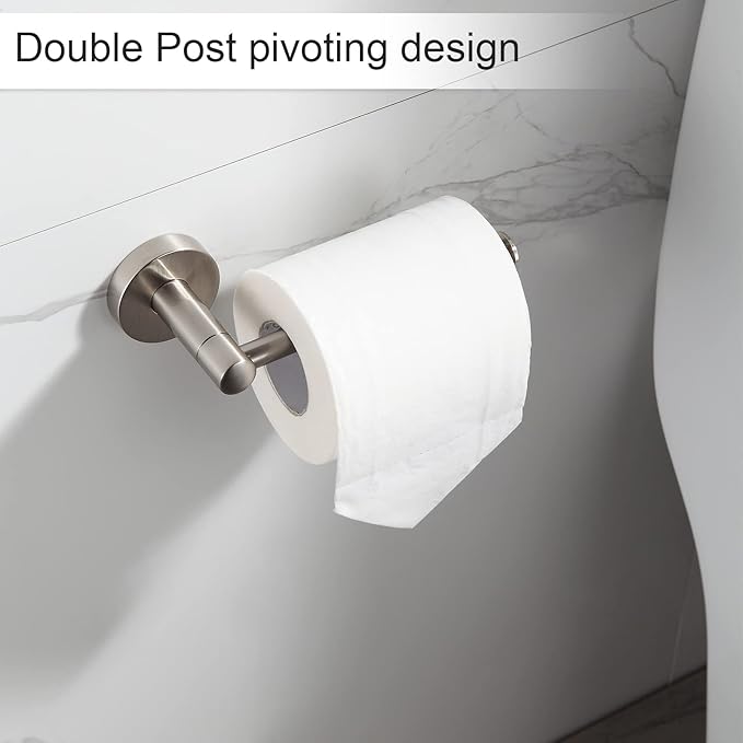 BGL Bathroom Hardware Set Brushed Nickel Bathroom Accessory Set Towel Bar 8 Pieces