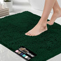 GORILLA GRIP Bath Rug Mat 60x24, Thick Soft Absorbent Chenille, Quick Dry Microfiber Mats, Rubber Backing Washable Shower Floor Rugs, Bathmat Runner, US Designed Bathroom Home Decor Accessories Hunter