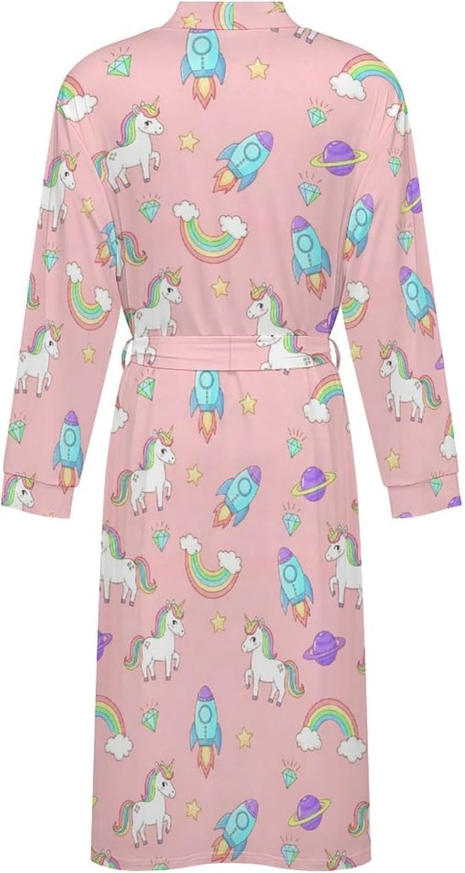 Soft Robes for Women Lightweight Kimono Bathrobe Full-Length Loungewear