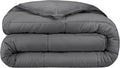 Bare Home Duvet Insert Comforter - Twin/Twin Extra Long - 8 Duvet Loops - Goose Down Alternative - Ultra-Soft - Premium 1800 Series - All Season Warmth - Bedding Comforter (Twin/Twin XL, Grey)
