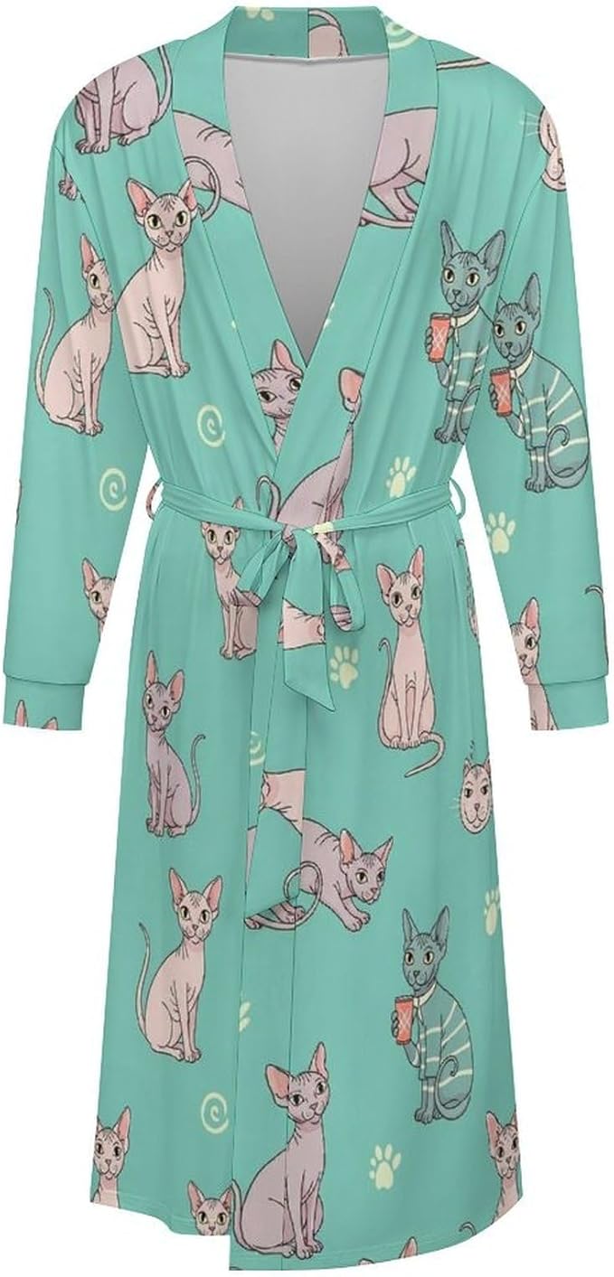 Soft Robes for Women Lightweight Kimono Bathrobe Full-Length Loungewear