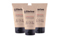 Thrive Natural Care Face Scrub for Men & Women - Exfoliating Face Wash with Anti-Oxidants Improves Skin Texture, Unclogs Pores & Helps Prevent Ingrown Hairs - Pack of 3