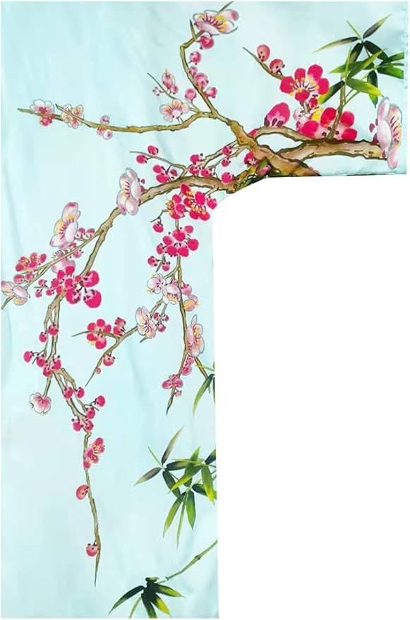 women's 100% silk kimono, short bathrobe pajamas, kimono pajamas
