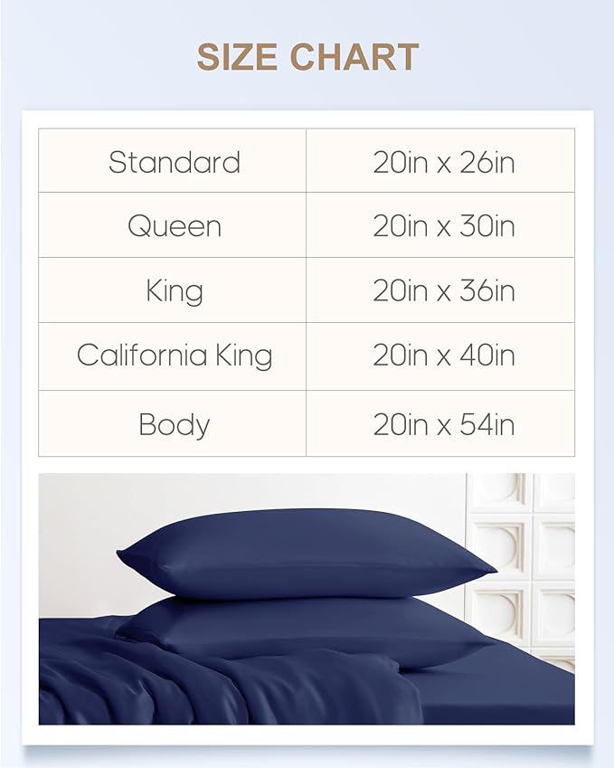 THXSILK Mulberry Silk Pillow Case with Zipper, 100% Mulberry Silk Pillowcase for Hair and Skin, 22 Momme Hypoallergenic Pillow Cover with Hidden Zipper, 1pc(Navy Blue, Standard 20"x26")