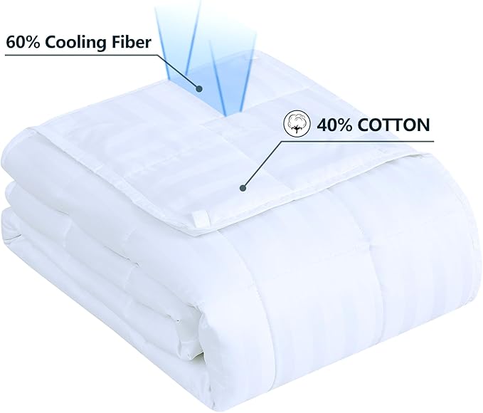Weighted Blanket Kids (36"x48" 5lbs),Ultra Soft and Cozy Cooling Weighted Blanket Kids,Heavy Blanket with Machine Washable Soft Blanket, Ivory