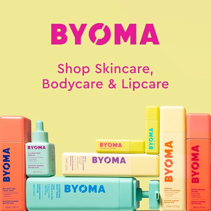 BYOMA Body Care Holiday Gift Set (6-Piece Kit) - Hydrating, Brightening & Sensitive Body Wash & Lotion - Travel Size, Supports Skin Barrier