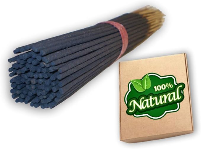 Yajna-Lavender -Incense-Sticks 100%-Natural-Handmade-Hand-Dipped-Incense-Sticks Organic-Chemicals-Free for-Purification-Relaxation-Positivity-Yoga-Meditation The-Best-Woods-Scent (100 Sticks (150GM))