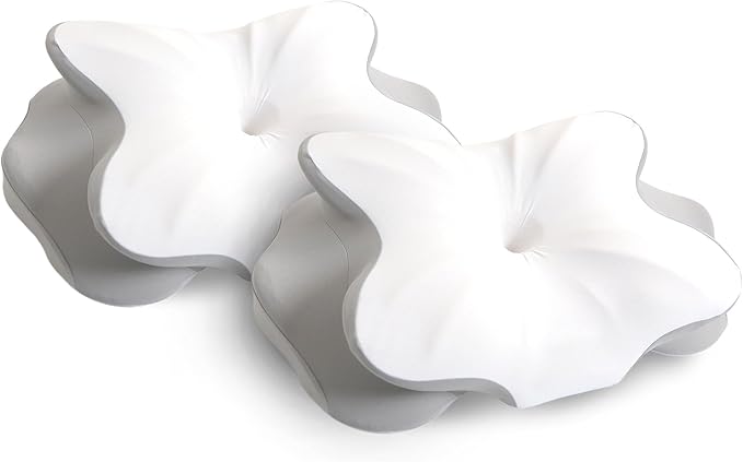 Cervical Neck Pillow for Sleeping, Ergonomic Side Sleeper Pillows for Adults, Cooling Neck Support Pillow for Neck and Shoulder Pain Relief (2 Pack)
