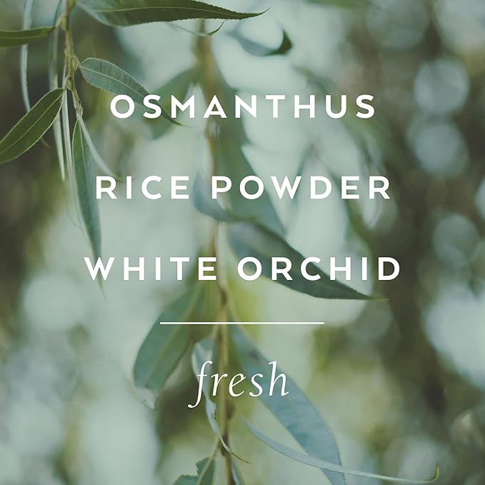 Library of Flowers Forget Me Not Bubble Bath, 17 fl. oz., Osmanthus, Rice Powder & White Orchid, Skin Hydrating & Deep Moisturizing, Avocado Oil & Green Tea, Relaxing Scented Bubbling Bath Soap