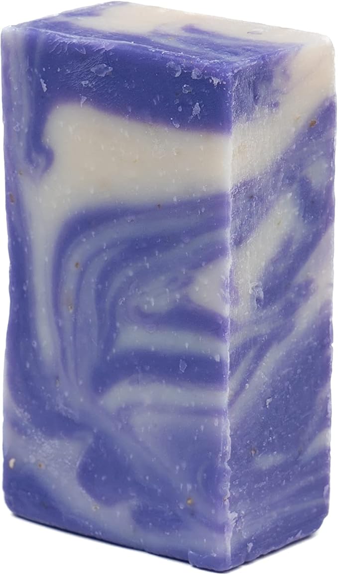 February Birthstone Amethyst 3 Piece Gift Set All Natural Bar Soap, Bath Bomb, Shower Steamer Made in USA Palm Oil Free
