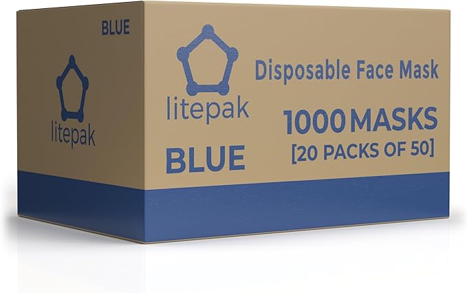 Disposable Face Masks - 1,000 PCS - for Home & Office - Breathable & Comfortable Filter