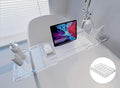 Acrylic Bathtub Tray Expandable Tub Trays Clear for Bath Caddy for Bathtub