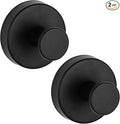 2 Pack Suction Cup Hooks for Shower, Suction Cup Towel Hooks for Bathrooms,Adhesive Wall Hook, SUS304 Waterproof Stainless Steel Hooks for Bathroom, Bedroom, Kitchen, Hotel and Office