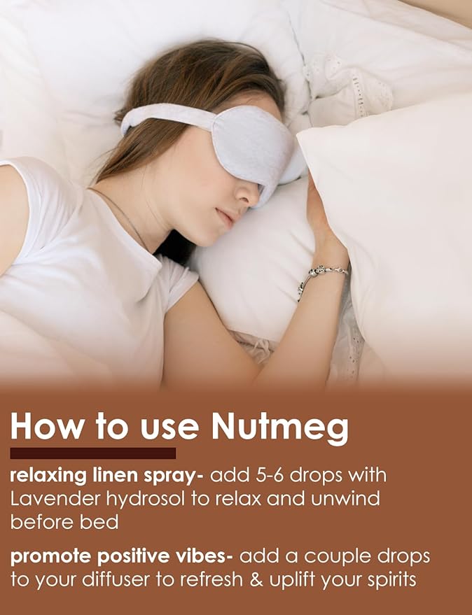 Nutmeg Essential Oil - 128 fl oz (1 Gallon) Plastic Bottle w/Cap - 100% Pure Essential Oil by GreenHealth