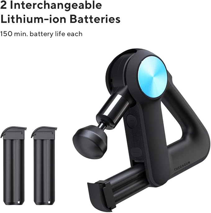 TheraGun Pro Handheld Deep Tissue Massage Gun - Bluetooth Percussion Massage Gun & Personal Massager for Pain Relief & Circulation in Neck, Back, Leg, Shoulder and Body (Black - 4th Gen)