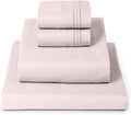 Mellanni Queen Sheets Set - 4 PC Iconic Collection Bedding - Hotel Luxury, Extra Soft, Cooling Bed Sheets - Wrinkle, Fade, Stain Resistant (Queen, Blush Pink)