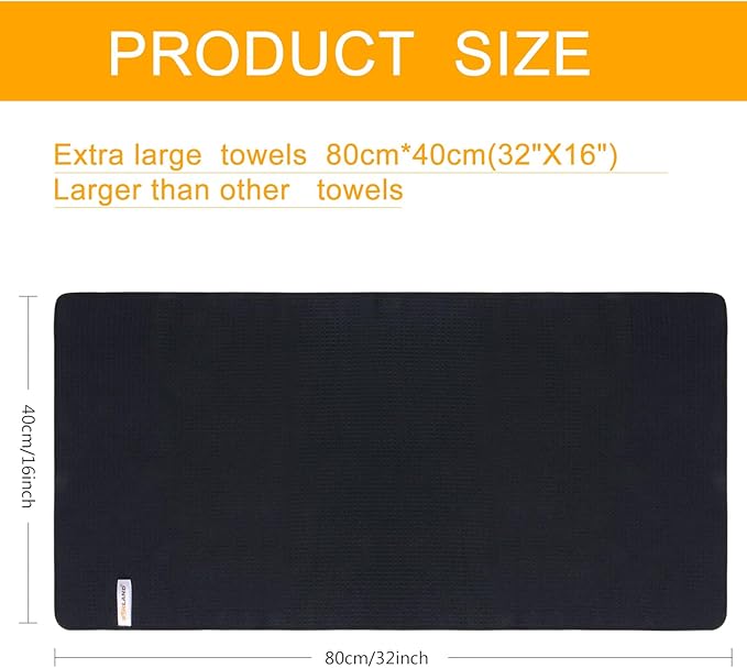 SUNLAND Microfiber Sports Workout Towels Fast Drying Fitness Sweat Towels for Men & Women Lightweight Multi-Purpose Gym Exercise Towel