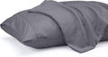 Pillow Covers by Utopia Bedding - Queen Size 2-Pack – Soft Brushed Microfiber – Perfect for Hospitals, Hotels, Guest Rooms – Oeko-TEX Certified, 20x30 Inches (Grey)