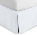 Bare Home California King Bed Skirt - 15-Inch Tailored Drop Easy Fit - Bed Skirt for Cal King Beds - Center & Corner Pleats (Cal King, White)