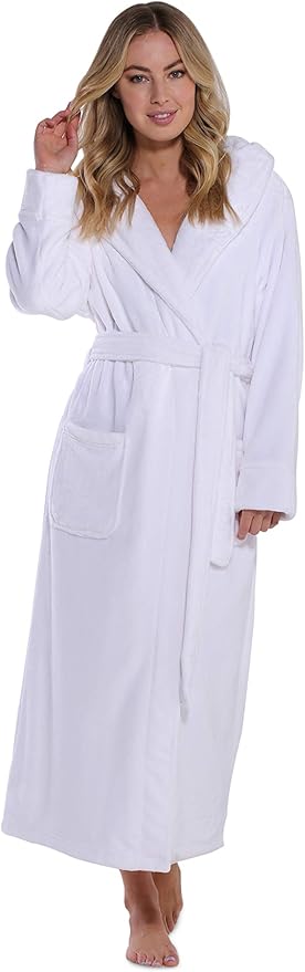 Turquaz Oversize Plush Robes For Women, Soft Warm Fleece Bathrobe for Women