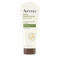 Aveeno Daily Moisturizing Body Lotion, Body Lotion for Dry Skin with Prebiotic Oat, Paraben Free, Fragrance Free, Non-Greasy, Non-Comedogenic Moisturizer, 8 FL OZ
