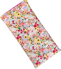 Large Microwave Heating Pad with Flax Seed, Scented or Unscented, Good for Back Pain or Cramps, Moist Heat Therapy or Ice Pack, Microwavable Bean Bag, 6" x 12" (Pink Floral, Lavender & Chamomile)