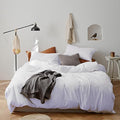 KAREVER White Comforter Twin Kids White Fluffy Bedding Set Soft Durable Twin Comforter