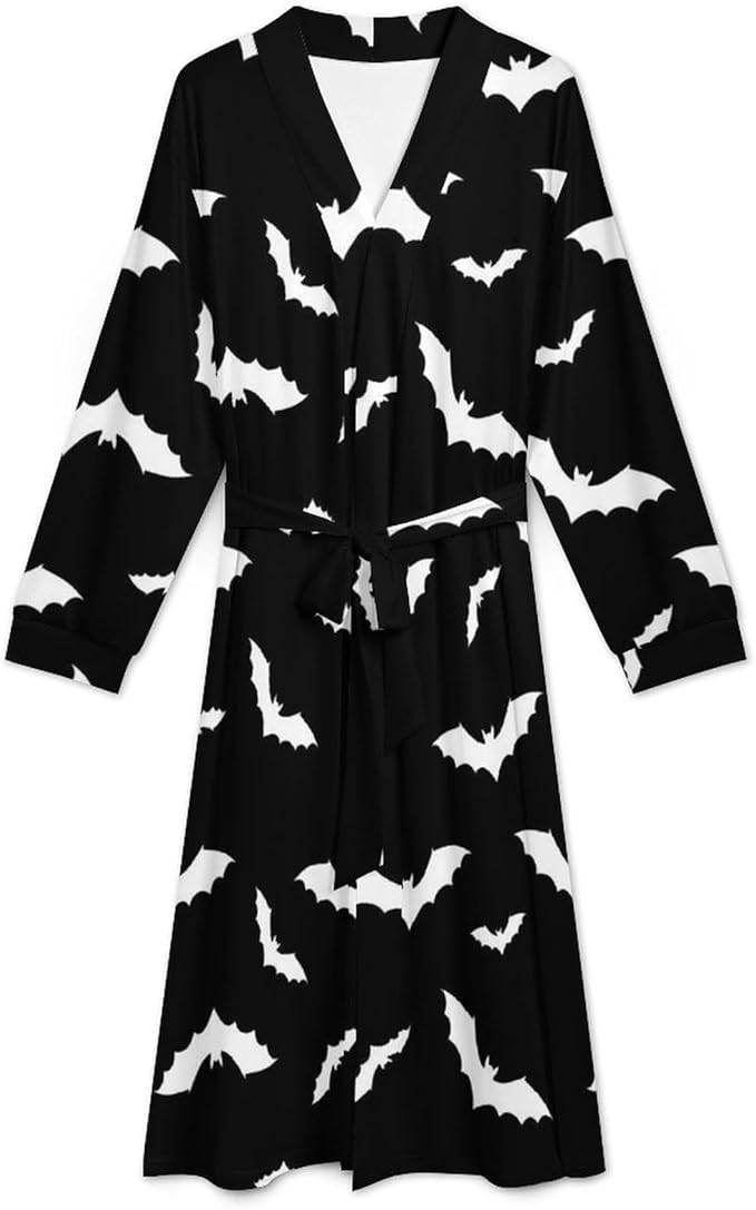Soft Robes for Women Lightweight Kimono Bathrobe Full-Length Loungewear