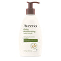 Aveeno Daily Moisturizing Body Lotion with Soothing Prebiotic Oat, Gentle Lotion Nourishes Dry Skin With Moisture, Paraben-, Dye- & Fragrance-Free, Non-Greasy & Non-Comedogenic, 12 fl. Oz