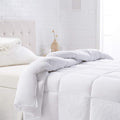 Amazon Basics Soft White Down Alternative Comforter and Duvet Insert with Corner Tabs, Cozy and Heavy, King Size, Warm