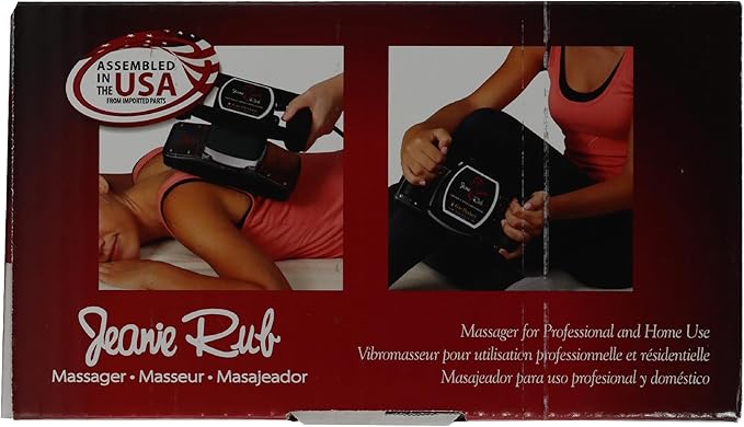 Core Products Jeanie Rub Variable Speed Massager, Deep Tissue Back Massager for Pain Relief, Body Massager for Shoulder Massage, Lumbar, Neck, Lower Back & Cellulite Massage