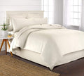 Pure Bamboo Twin Duvet Cover, 2 Piece Set, Genuine 100% Organic Viscose Derived from Bamboo, Luxuriously Soft and Cooling, 1 Pillowcase (Twin, Ivory)