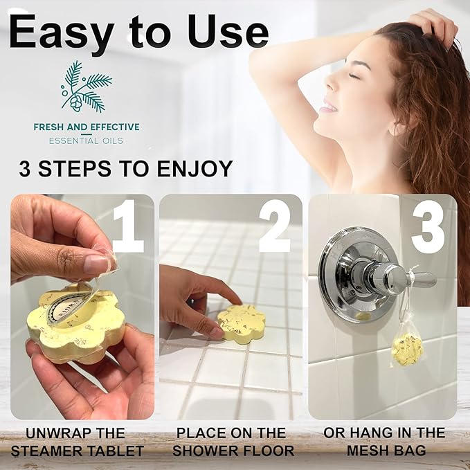 Shower Steamers Aromatherapy - 18 Shower Bombs Aromatherapy Gift Set with Organic Essential Oils for Relaxation and SelfCare, Bath Bombs Tablets, Stocking Stuffers, Christmas Gifts for Her, Wife