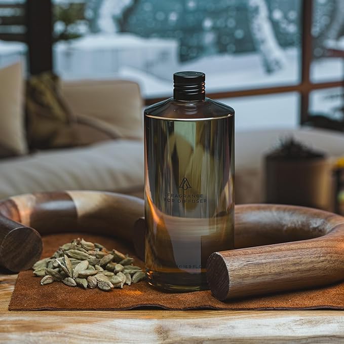 AromaPlan Fragrance Oil White Sandalwood 5 Fl Oz (148ml) Winter Collection | Luxury Hotel Scent Diffuser Oil | Hotel, Home & Spa | Non-Toxic, Made in USA - Bigger Bottle, Bolder Aroma & Longer Lasting