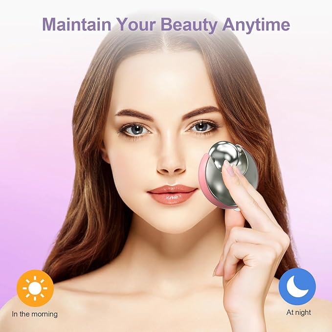 Facial Roller, Ice Globes for Face and Eyes 360° Rotating