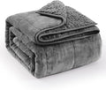 Super Fuzzy Soft Sherpa Fleece Weighted Blanket, 12 lbs Dual Sided Fluffy Heavy Weighted Blankets for Adults - No Bunching with Double Layers of Soft Inner Lining (48"x 72", 12 Pounds)