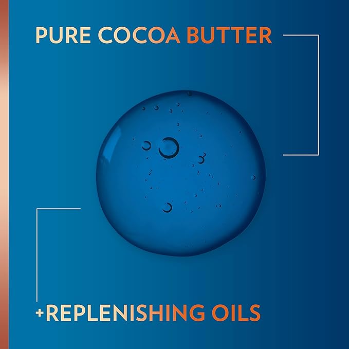 Vaseline Intensive Care Cocoa Radiant Pack of 3 for Glowing Skin Body Gel Oil Made with Pure Cocoa Butter + Replenishing Oils 6.8 oz